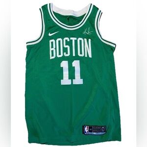 Nike Green Boston Jersey with White Accents